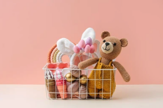 Teddy Bear Easter Gift Basket